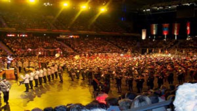 U.S. ARMY EUROPE'S 76TH ARMY BAND PERFORMS WITH FELLOW MILITARY MUSICIANS FROM NINE NATIONS AT BERLIN FESTIVAL
