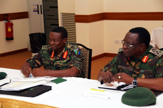 Senior Tanzanian Land Force Leaders 