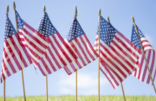 American Flags horizontal | Article | The United States Army