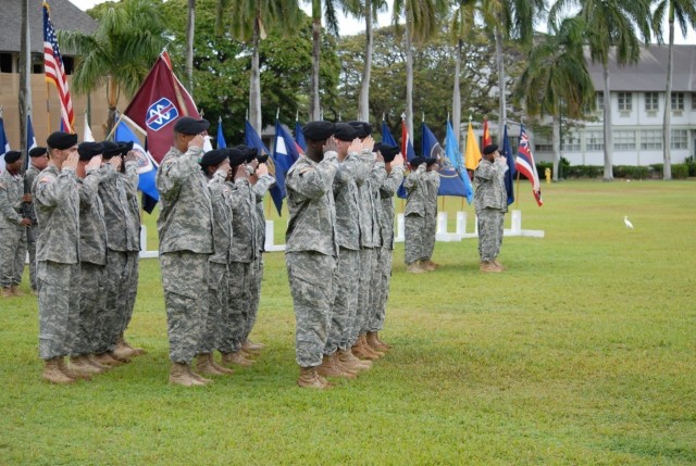 The "Pacific Knights" begin their change of command