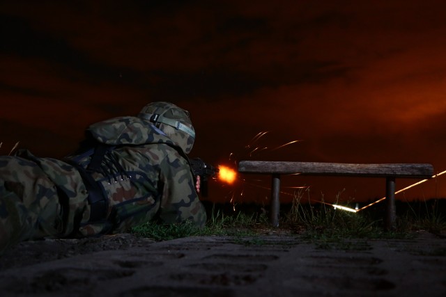 Allies light up the night [Image 4 of 6]
