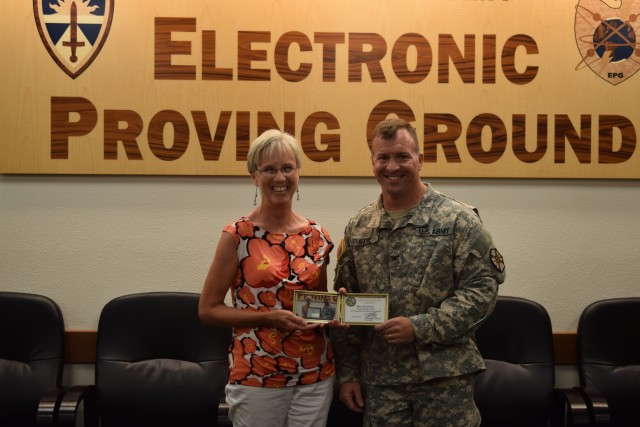 Another USAEPG employee wins the Civilian of the Month award