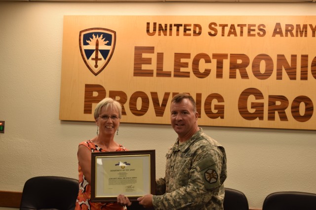 Another USAEPG employee wins the Civilian of the Month award