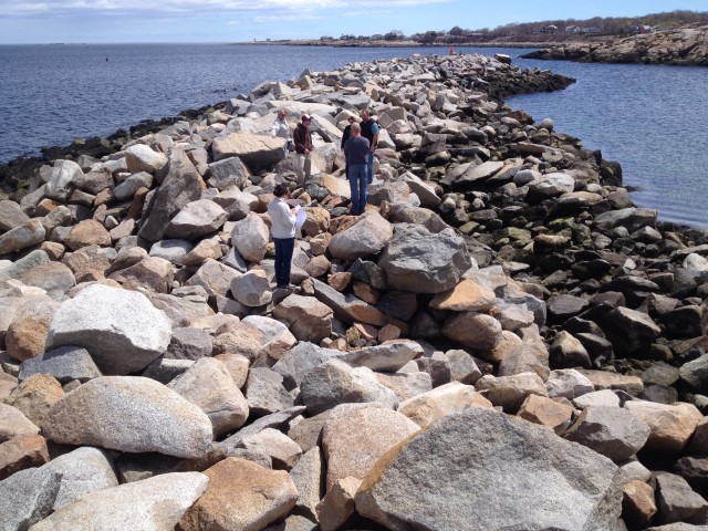 New England District, contractor complete work on Bearskin Neck Stone Jetty