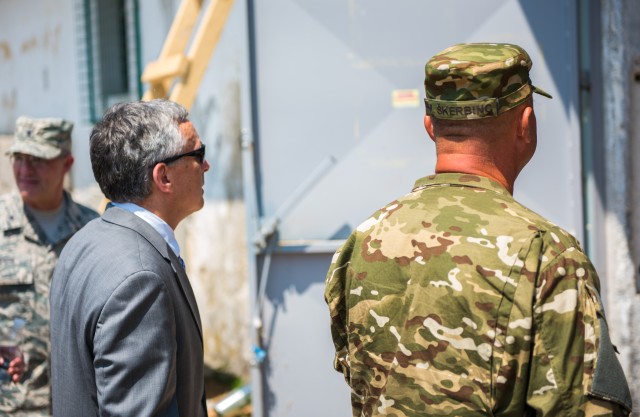 U.S. Ambassador visits Colorado Air National Guardsman during project in Slovenia