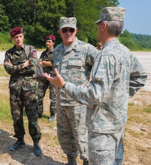 U.S. Ambassador visits Colorado Air National Guardsman during project in Slovenia