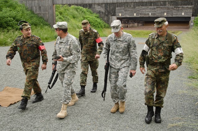 German and US Soldiers come together for an exchange of culture and more