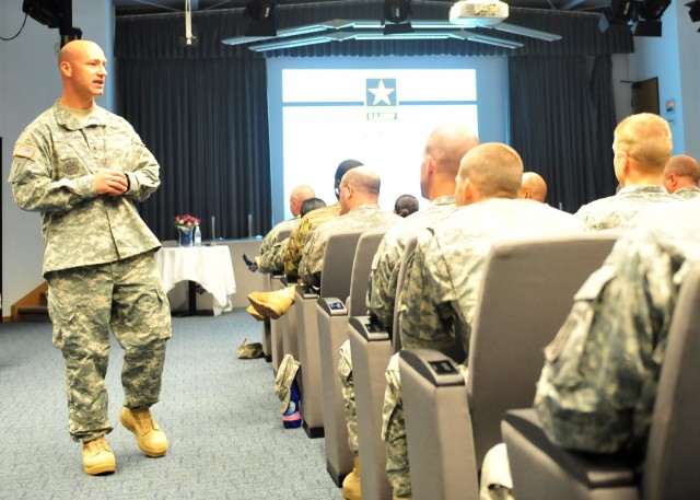 Change is coming: 21st TSC educates Europe on new NCOER
