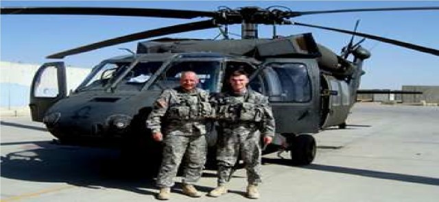 FATHER, SON FLYING MISSIONS TOGETHER ON DEPLOYMENT WITH TASK FORCE LED BY U.S. ARMY, EUROPE AVIATORS