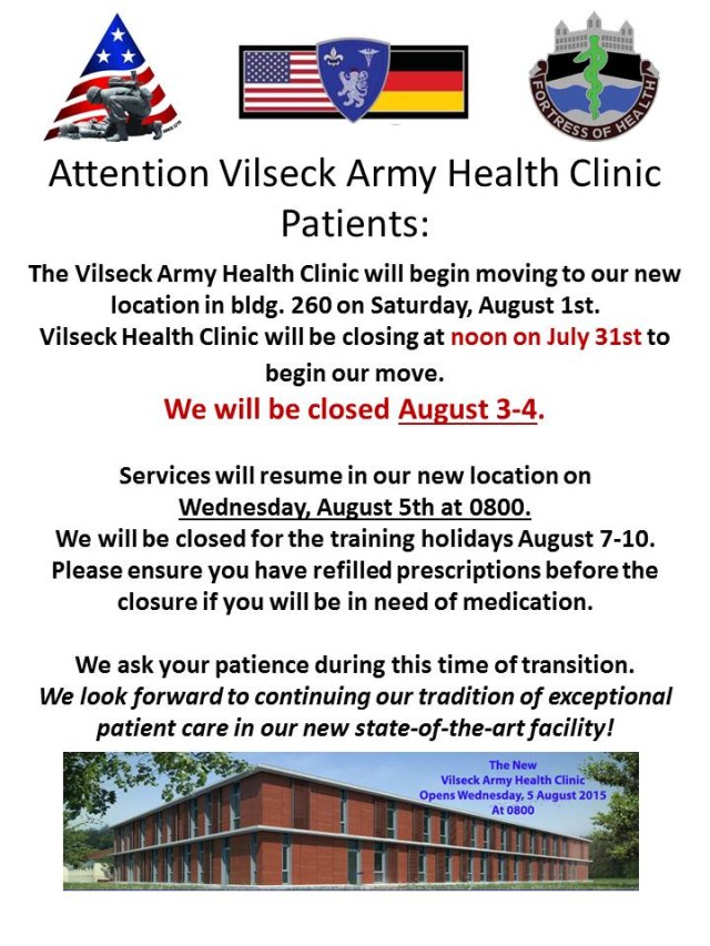 Vilseck Clinic Closure