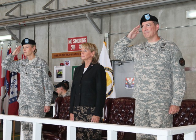 USAG Japan holds change of command ceremony
