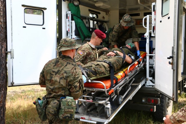 Providing care in the clinic, on the drop zone