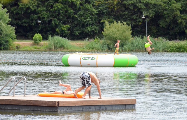 Soaring temperatures lure swimmers to Baumholder Lake