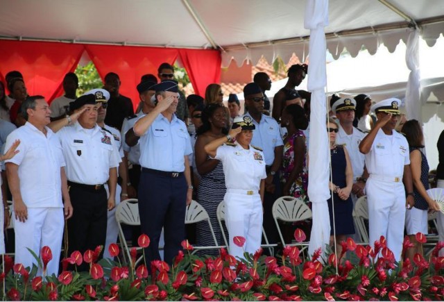 Task Force Talon Soldiers honor veterans during Guam Liberation Day Parade