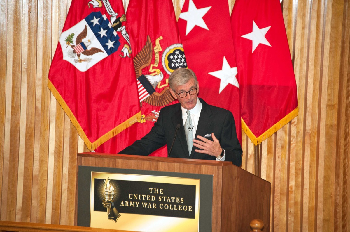 McHugh delivers capstone address at Army War College Article The