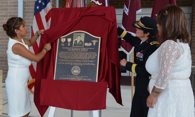 CPT Jennifer M. Moreno Primary Care Clinic Dedication