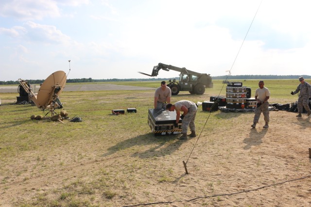 Building the main base camp.