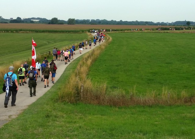 Blisters, boots, broken feet: TSC Soldiers take on 'Nijmegen 4 Daagse'