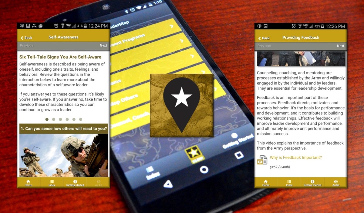 Leadermap App Delivers Leadership Development Support To Army Professionals On The Go Article The United States Army