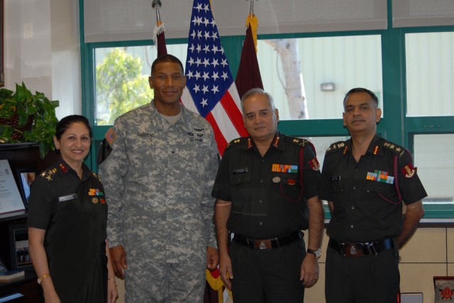 RHC-P CG meets with Key Military Medical Leaders from India