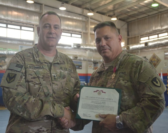 Legion of Merit for 401st AFSB command team