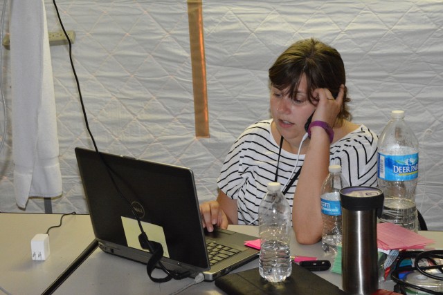 Working the phones