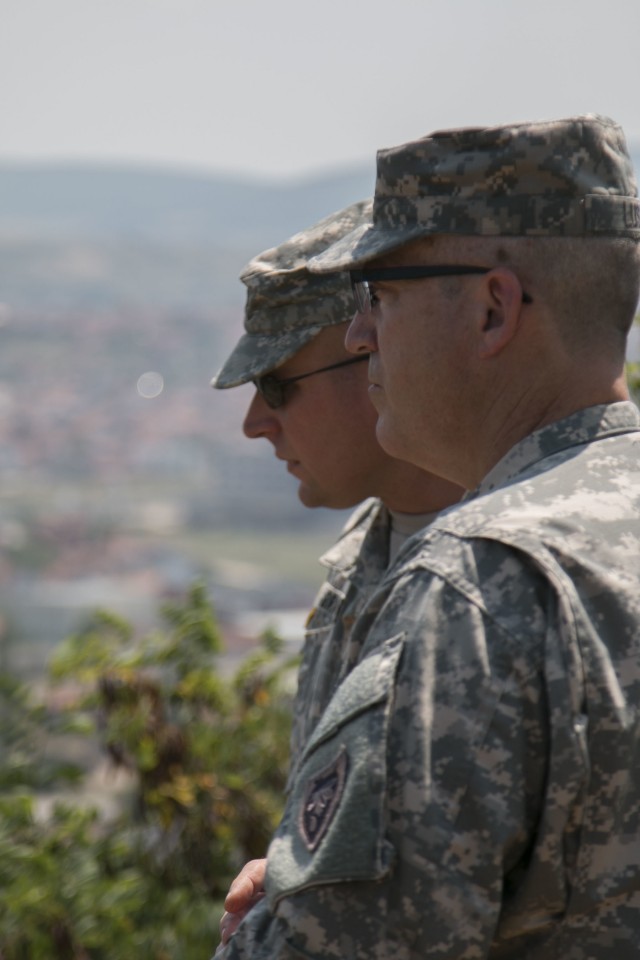 North Carolina National Guard adjutant general visits troops in Kosovo