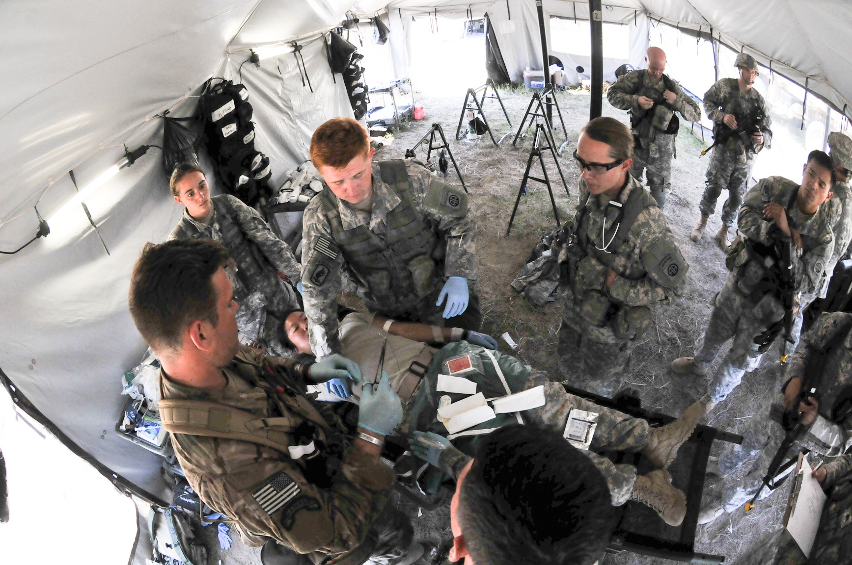1st BCT Medics Conduct Mass Casualty Training Article The United