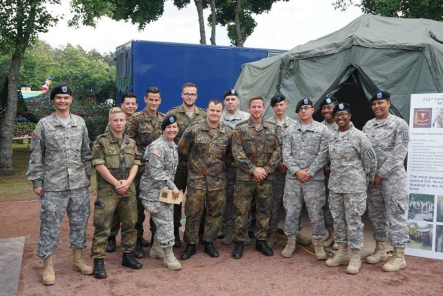 212th CSH with local German Medical Unit