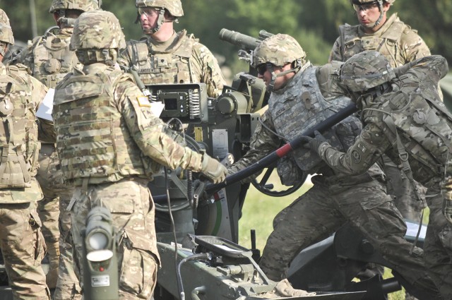 Soldiers train with new precision-guided artillery | Article | The ...