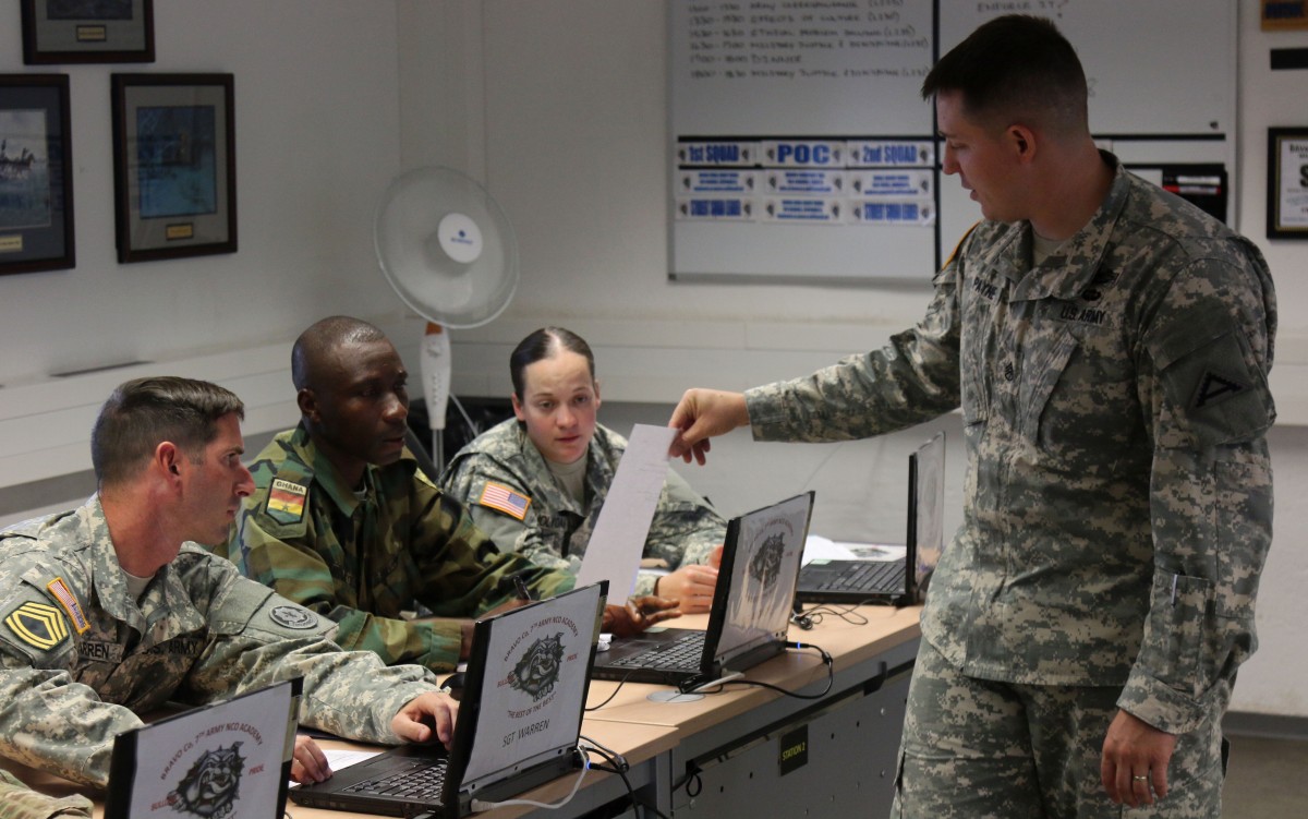 Ghana soldiers get a taste of the Army's Warrior Leader Course ...