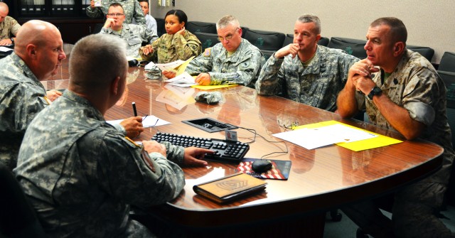 SGM Battaglia visits USDB at Fort Leavenworth