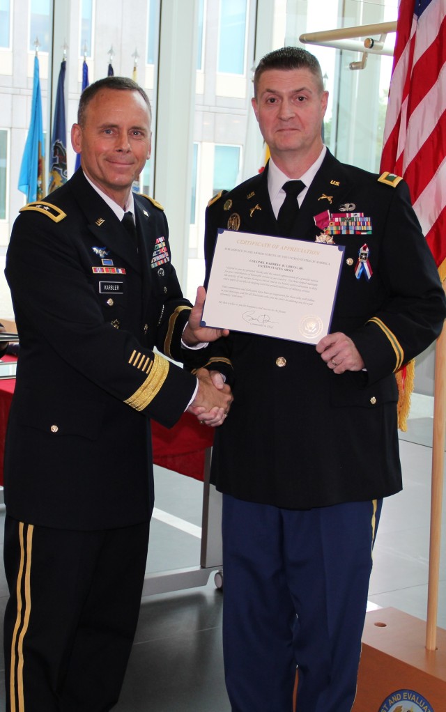 Col. Gregg retires after more than 26 years of service