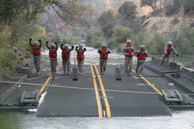 California Army National Guard help bridge gaps and fighting fires