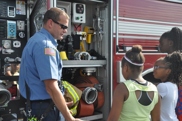 Checking out the Fire Truck