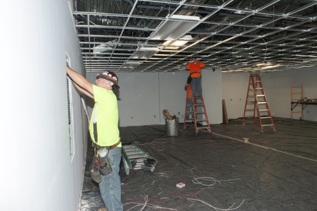 Cleaning, painting branch gets face lift