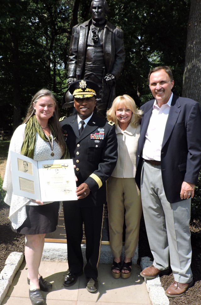 3rd Quartermaster General honored with monument dedication