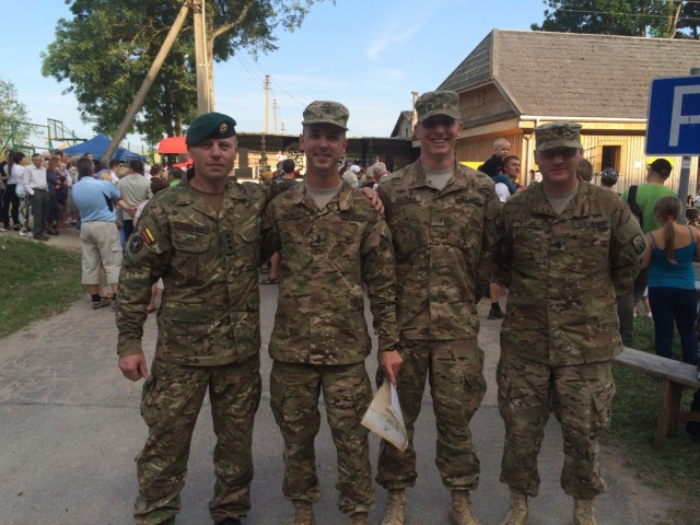 39th Transportation Bn. helps build Strong Europe through Lithuanian road march