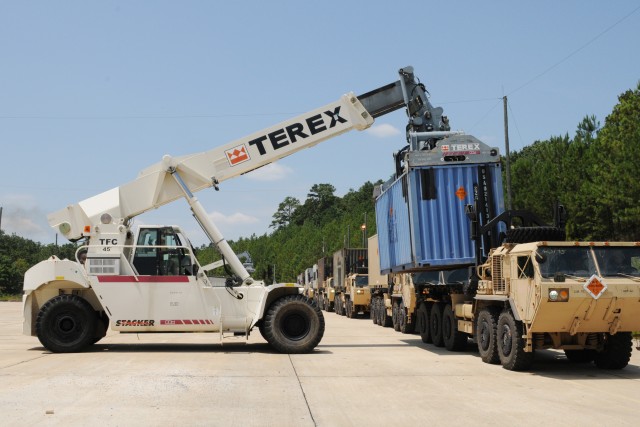 Nationwide Move 2015 exercise transports ammunition to Anniston Munitions Center