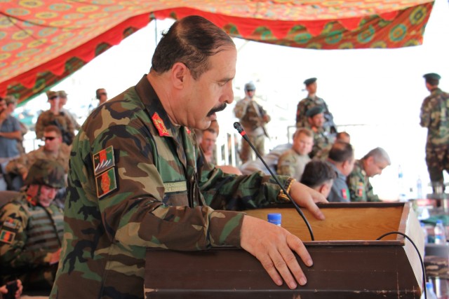 Afghan troops prepare for joint operation