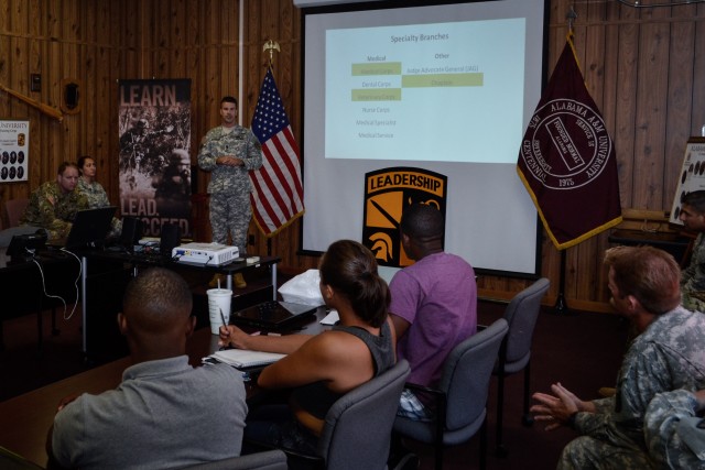 Redstone officers mentor Alabama A&M cadets