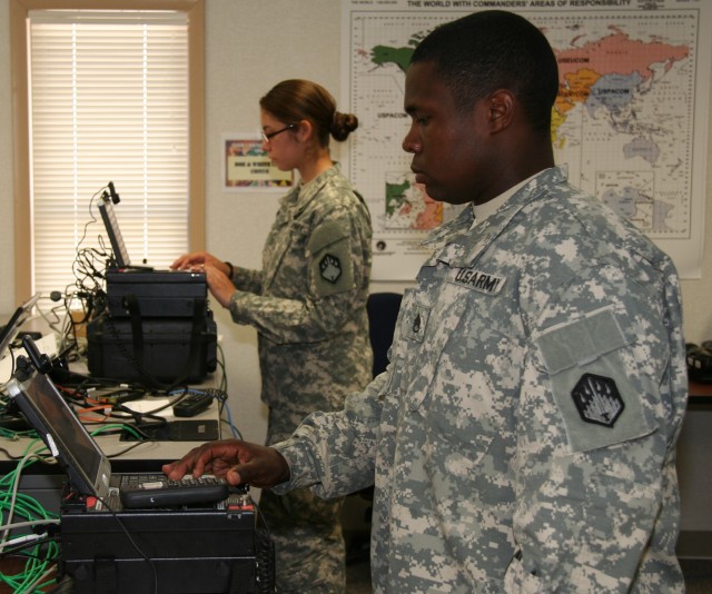 Chem-Bio-Nuke Soldiers train for next NIE with briefcase-sized comms equipment