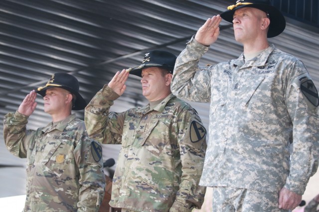 Cav unit hosts change of responsibility ceremony