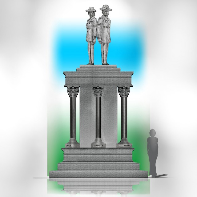 Proposed statue