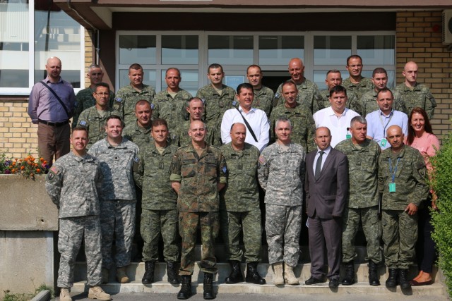 US Army contracting team trains local institutions in Kosovo