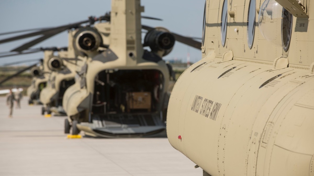 12th Combat Aviation Brigade receives brand new CH-47F MYII 