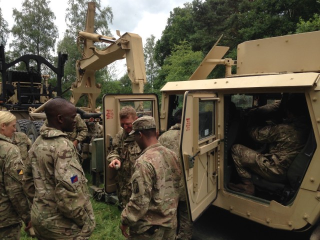 51st Trans. and British partners build alliance through joint exercise 