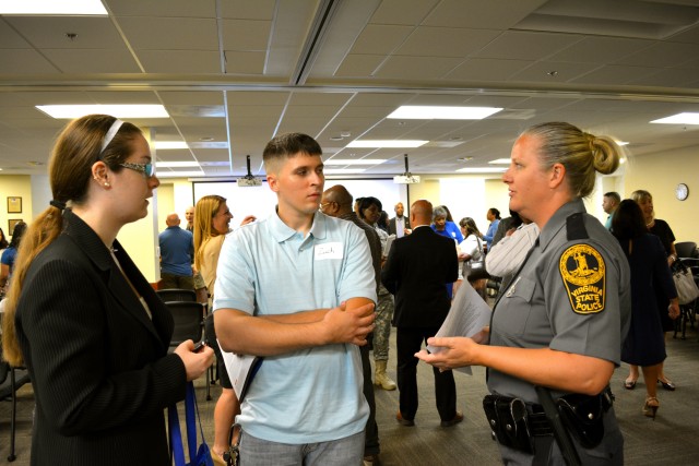 Vets and spouses flex networking muscles at Hiring Heroes event