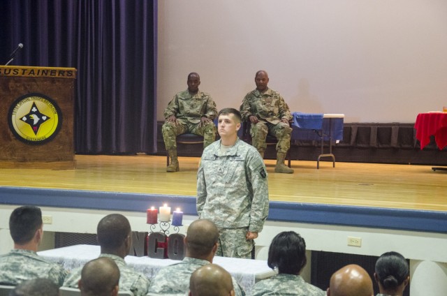 101st STB Soldiers inducted into the NCO Corps