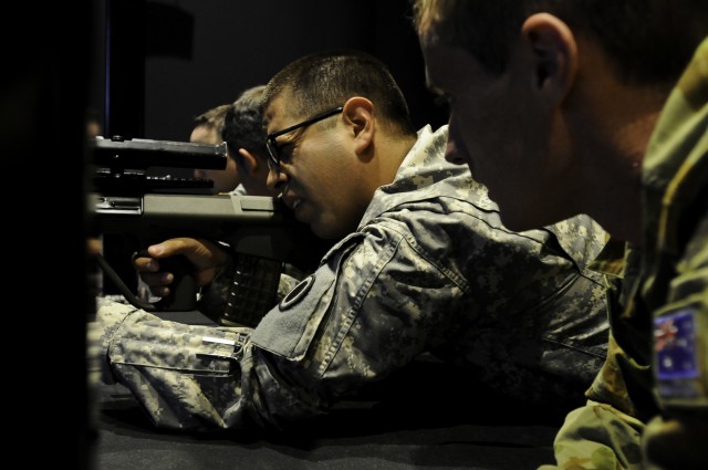 I Corps Soldiers fire Australian weapons during WTSS